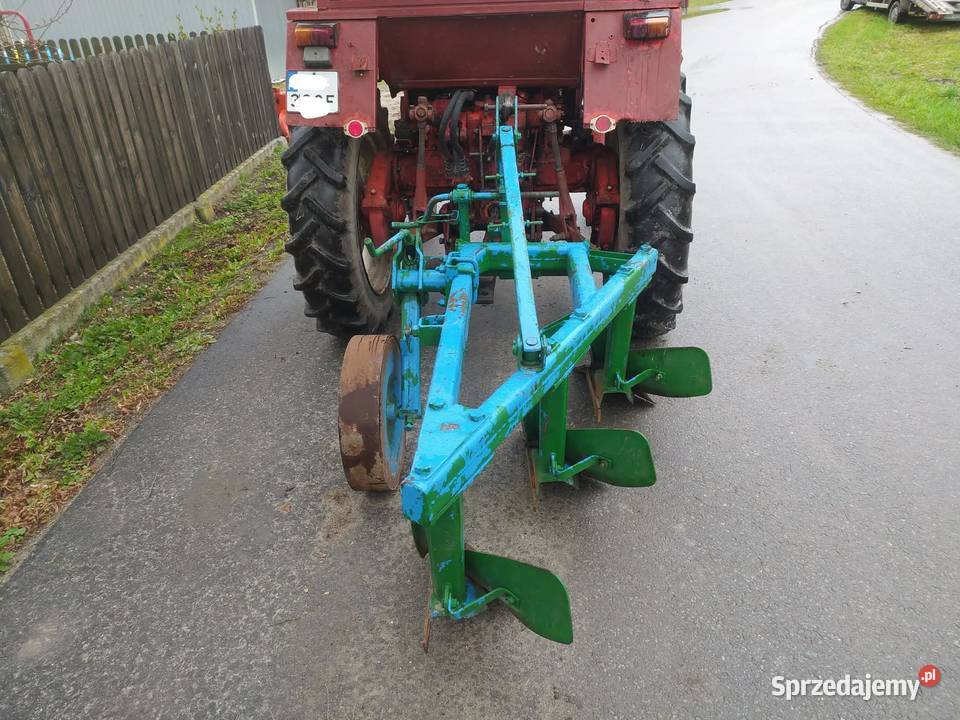Pług mały Orlik 3skibowy oryginał Grudziądz Szczucin sprzedam