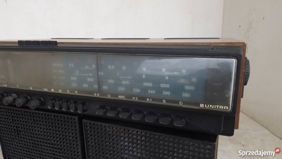 Radio Unitra ZODIAK z kolumnami Sprawne Grodziczno