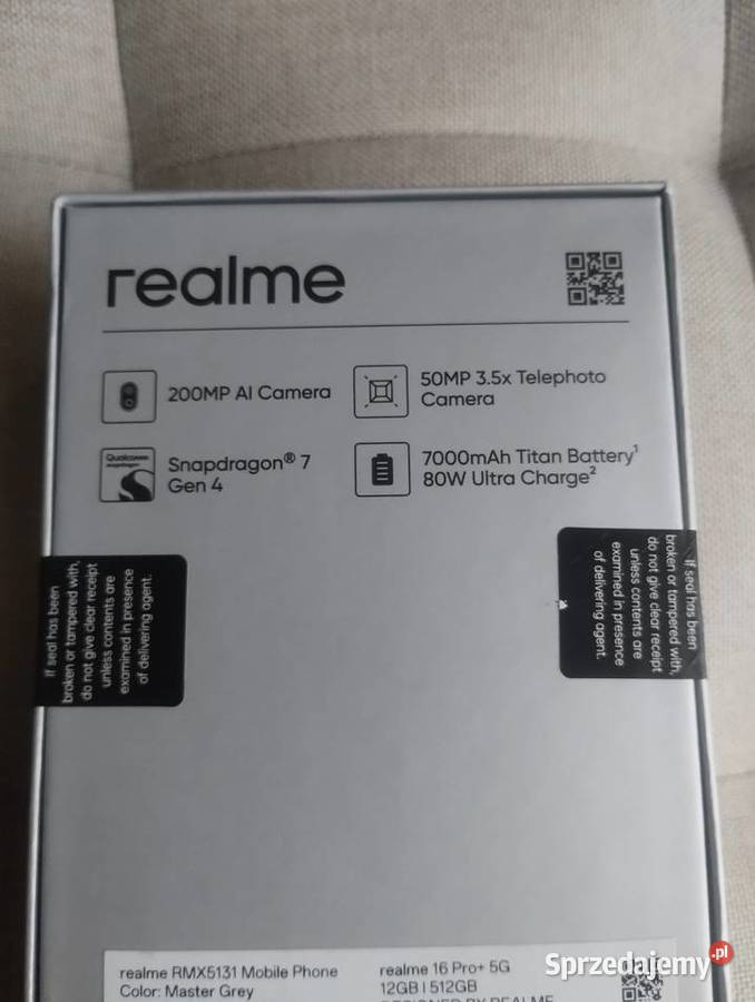 Realme 16 PRO 12 GB 512 GB NOWY