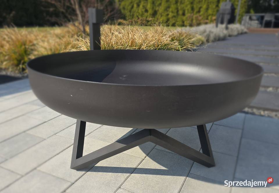 ZESTAW PALENISKO OGRODOWE OKRĄGŁE 80 RUSZT Pozostałe Piaseczno