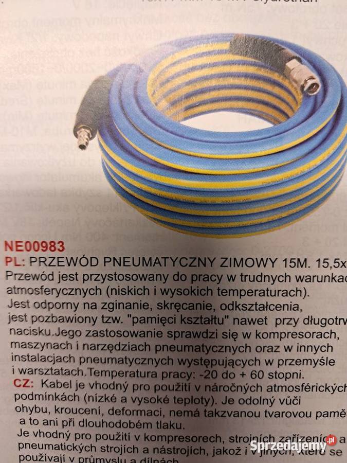 Wąż pneumatyczny 15M Częstochowa sprzedam