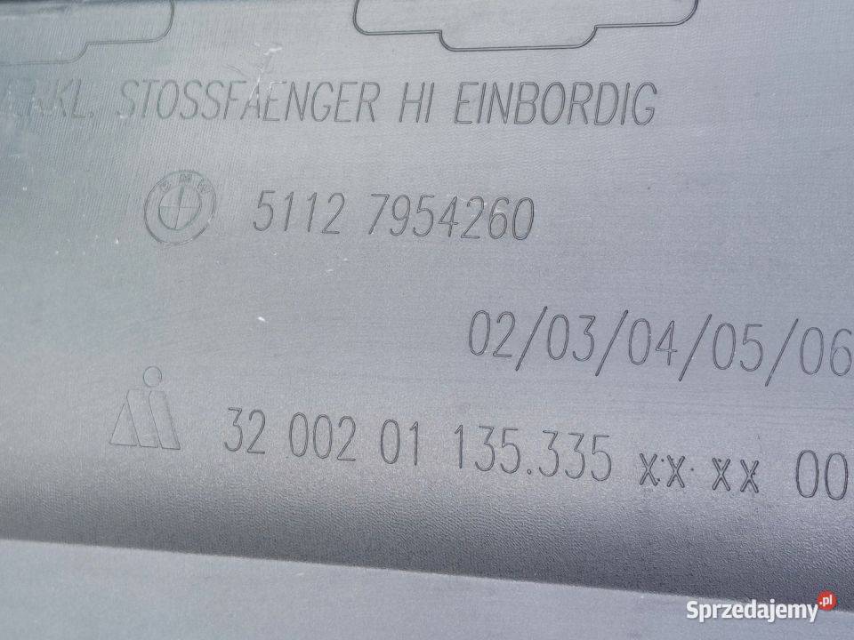 BMW X1 F48 DOKŁADKA SPOILER DYFUZOR ZDERZAK TYŁ Pleszew