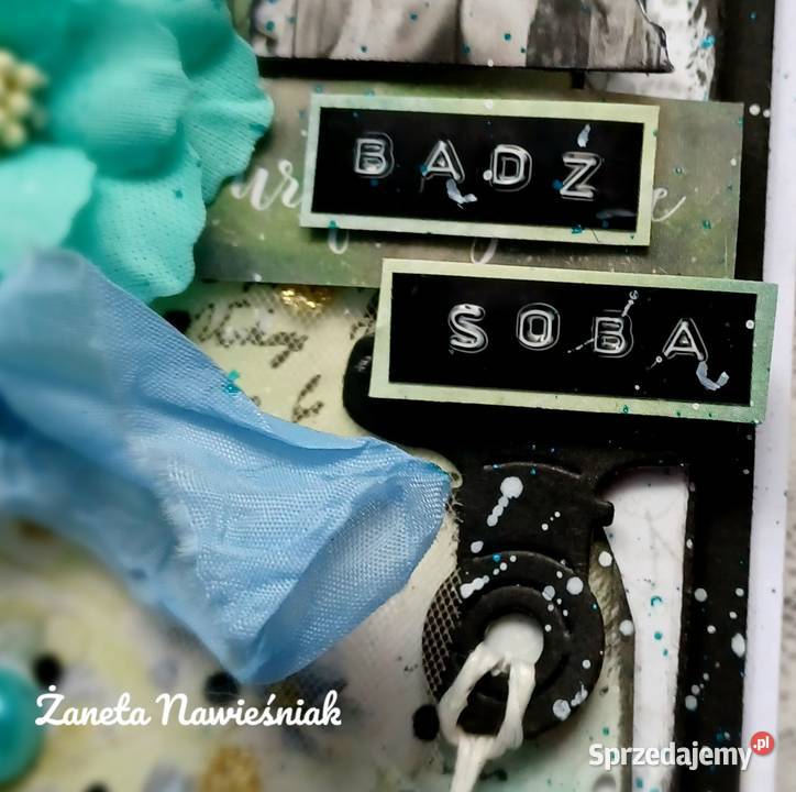 Kartka kobiety urodziny imieniny Rękodzieło Mszana Dolna sprzedam