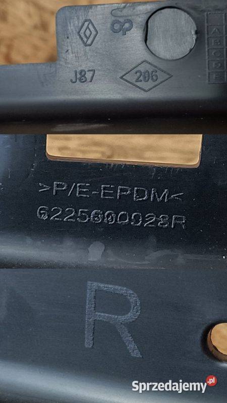 RENAULT CAPTUR 13 SPOILER CHLAPACH PRAWY PRZÓD Pleszew