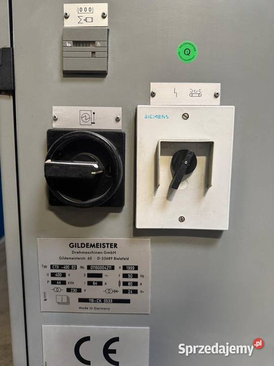 Centrum tokarskofrezarskie CNC Gildemeister CTX małopolskie Kraków sprzedam