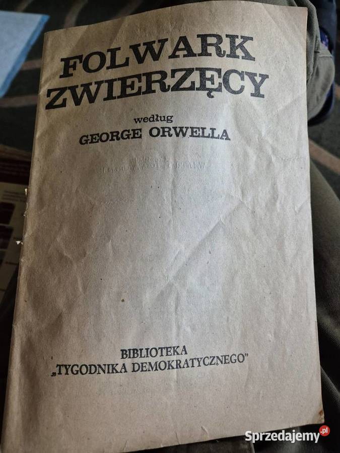 Folwark zwierzęcy komiks Piaseczno sprzedam