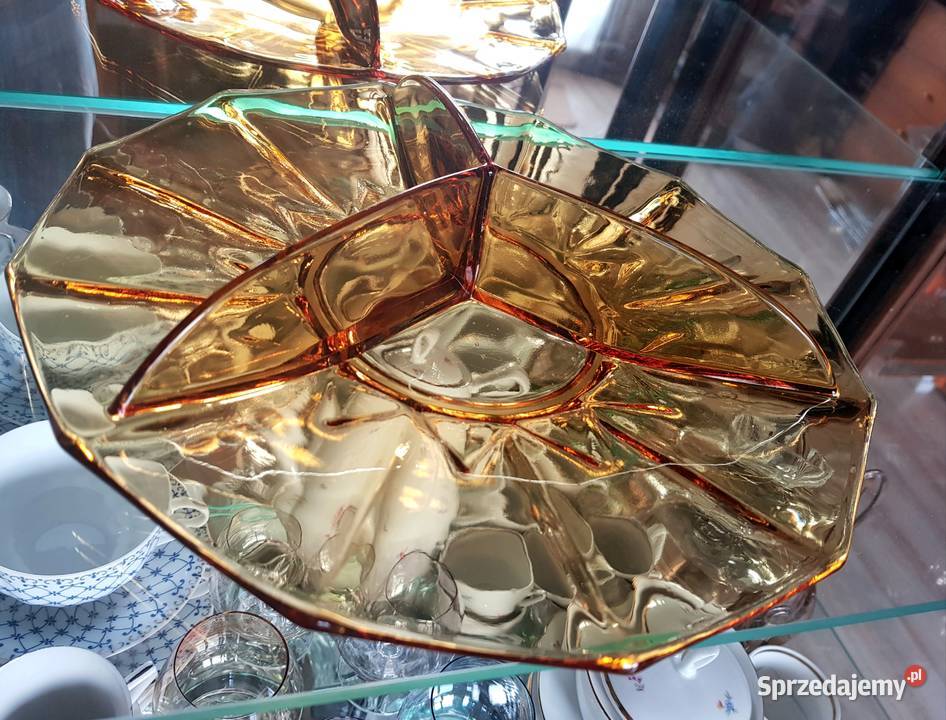 Talerz patera PRL trójniak Gdynia