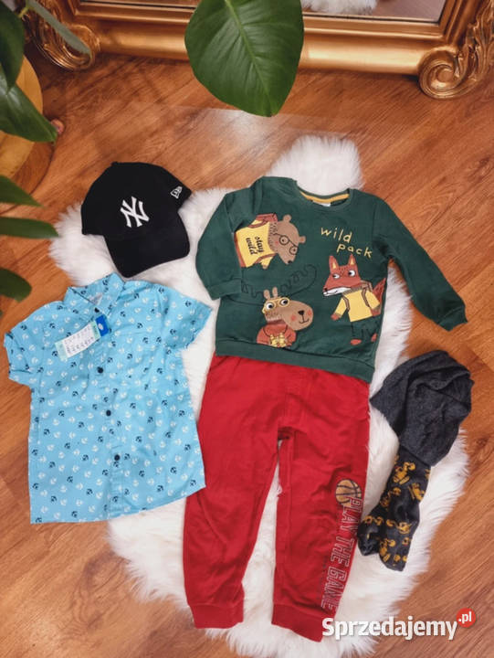 Bluza spodnie koszula r92 super stan