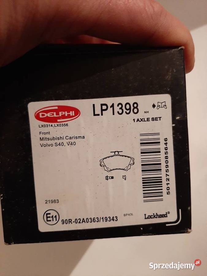 nowe klocki hamulcowe delphi LP1398 przód Sandomierz