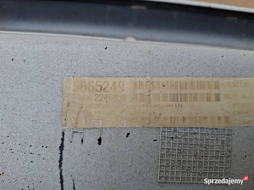 SCANIA R S OSŁONA ORUDOWA NAKŁADKA LAMPY LEWY lubuskie Bieleń