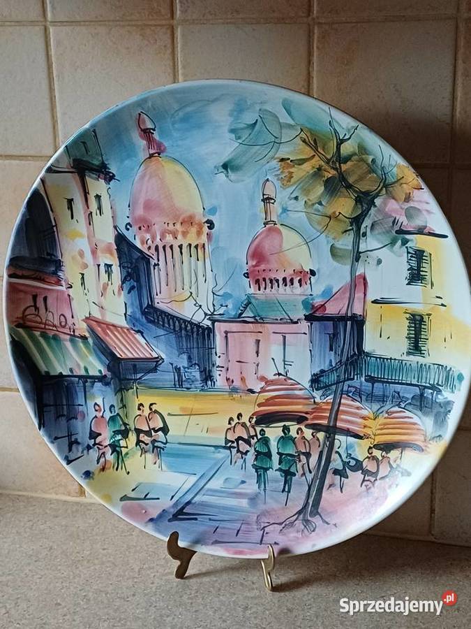 vintage talerz dekoracyjny Porcelana i szkło Nowy Targ