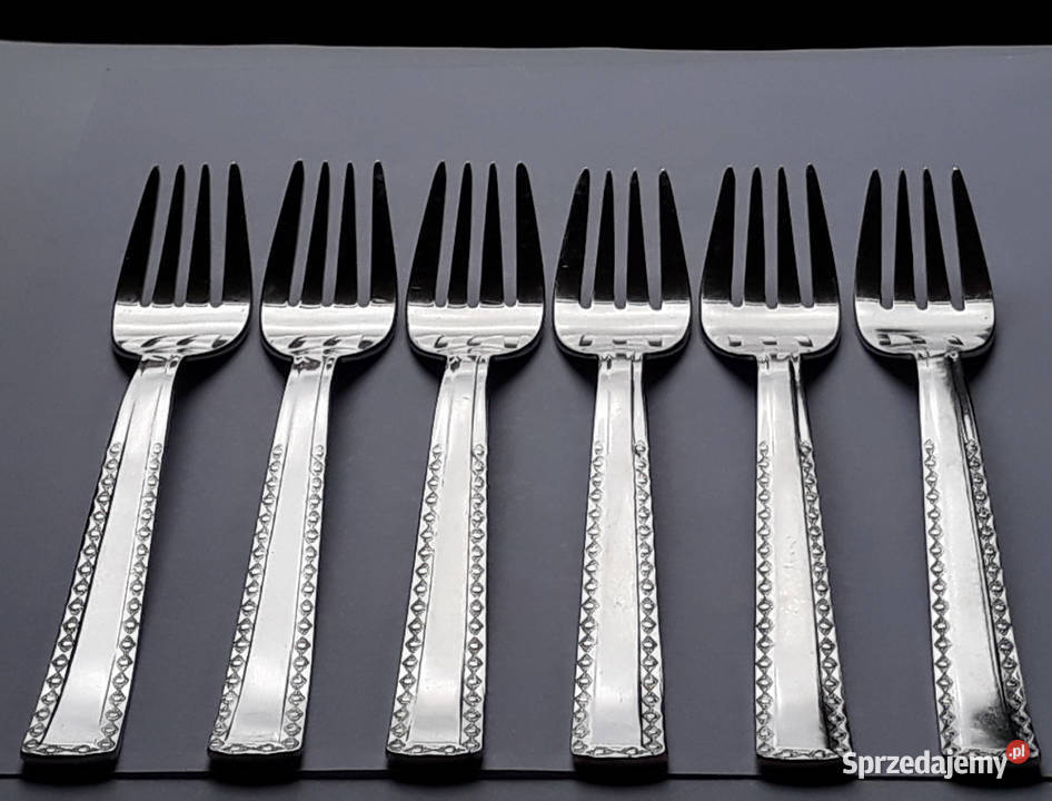 Widelce obiadowe 1 CAVALIER Gerlach sztućce PRL Dąbrowa Górnicza