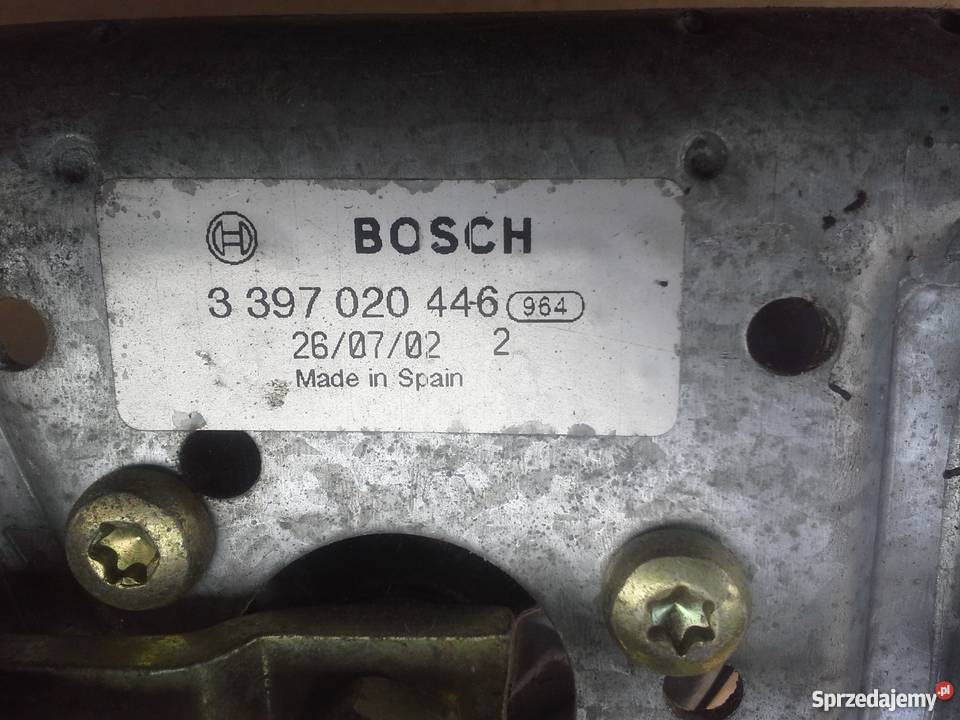 Peugeot 206 silniczek wycieraczek Rok produkcji 2003 Układ elektryczny Dębno