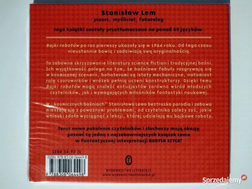 Bajki Robotów Stanisław Lem audiobook mp3 mazowieckie