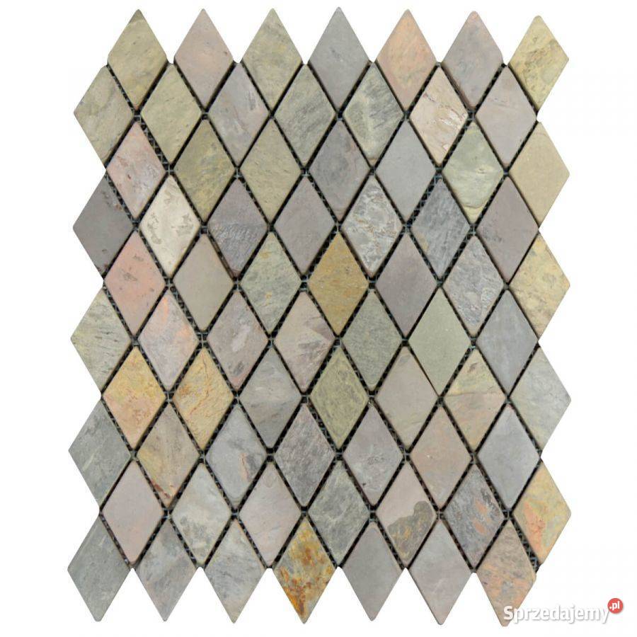 Mozaika łupek Multicolor 30x30x1 55X35 Kraków