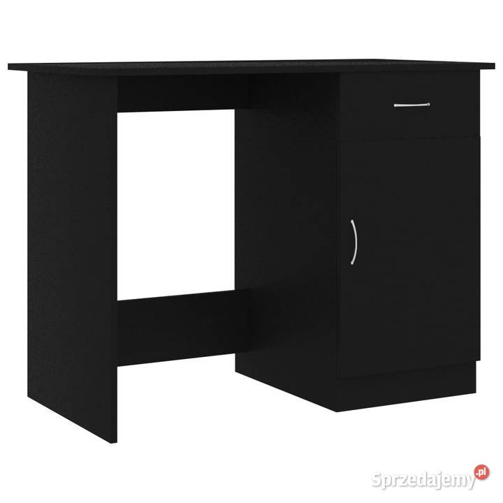 Biurko czarne 100x50x76 materiał drewnopochodny Warszawa