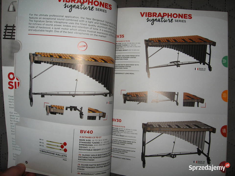 Bergerault Professional Percussions Catalog Kępice sprzedam