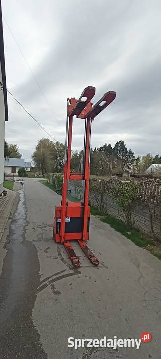 Paleciak Wózek paletowy z masztem Łaziska sprzedam