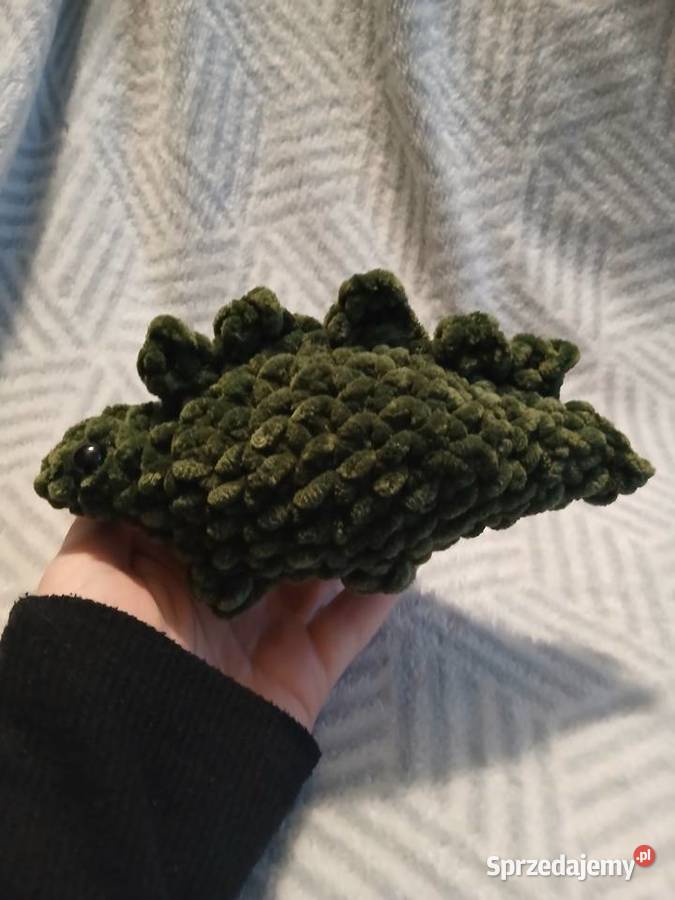 Pluszowy dinozaur na szydełku Warszawa