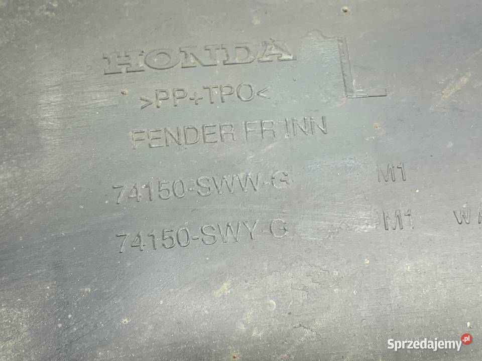 NADKOLE LEWY PRZÓD HONDA CRV III 74150SWWG SUV
