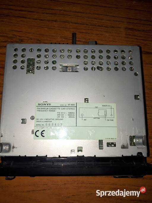 radio samochodowe SONY