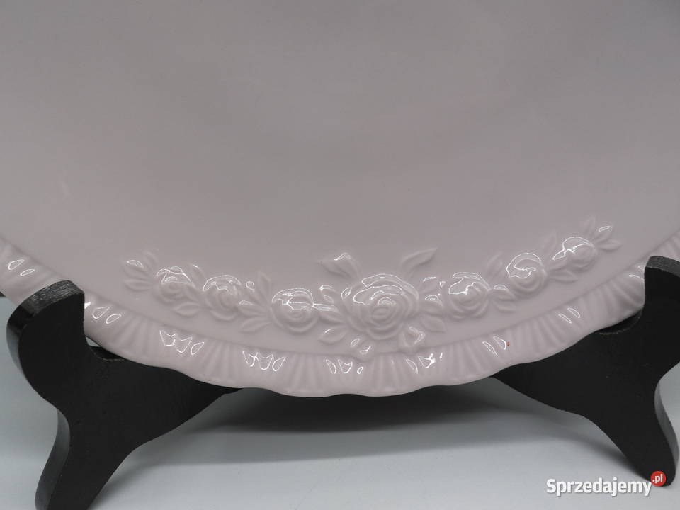 Porcelanowy talerz płytki obiadowy Raszków