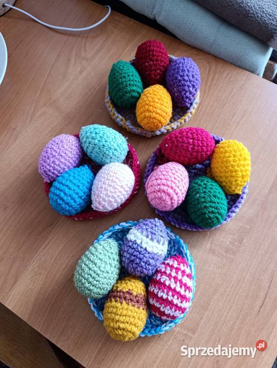 Jajka Wielkanocne kolorowe pisanki kraszanki małopolskie Kraków