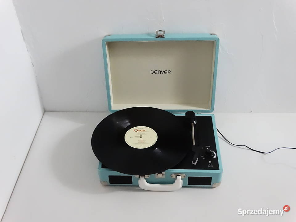 Gramofon walizkowy Denver VPL120 Blue Retro Biłgoraj