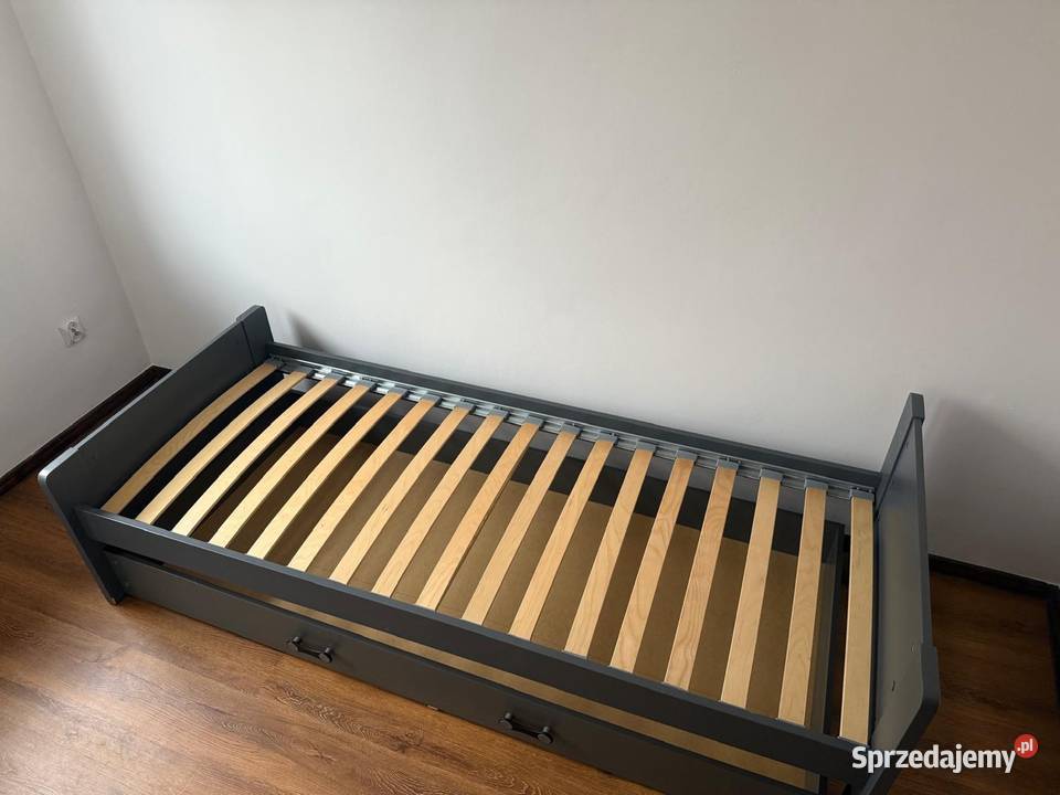 Łóżko 80x200 ze stależem i pojemnikiem stan