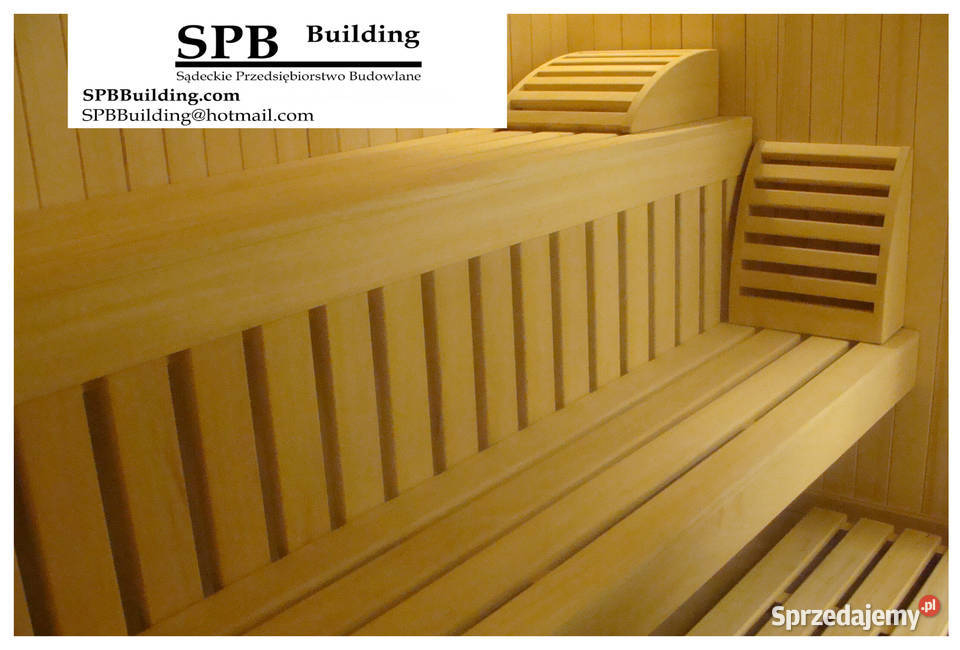 SAUNA na wymiar Fińska Infrared Ruska Bania Nowy Sącz sprzedam