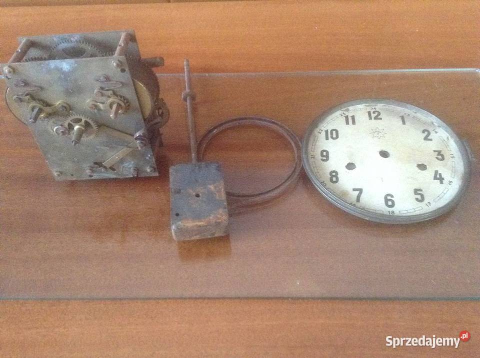 Werk mosiężny starego zegara JUNGHANS Opole