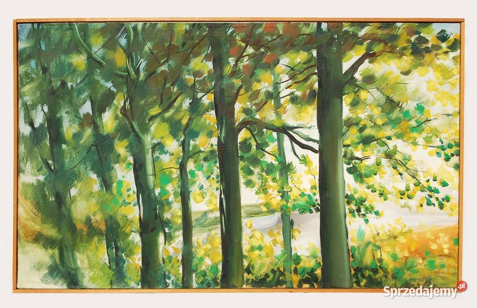 Alejka Zofia Szuster obraz olejny pejzaż Lublin