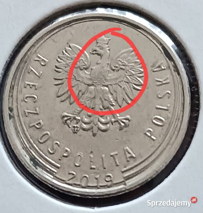 20 Groszy 2019 r Destrukt mennicy wielkopolskie Konin