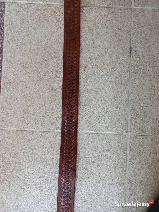 Pas kowbojski skórzany Warszawa sprzedam