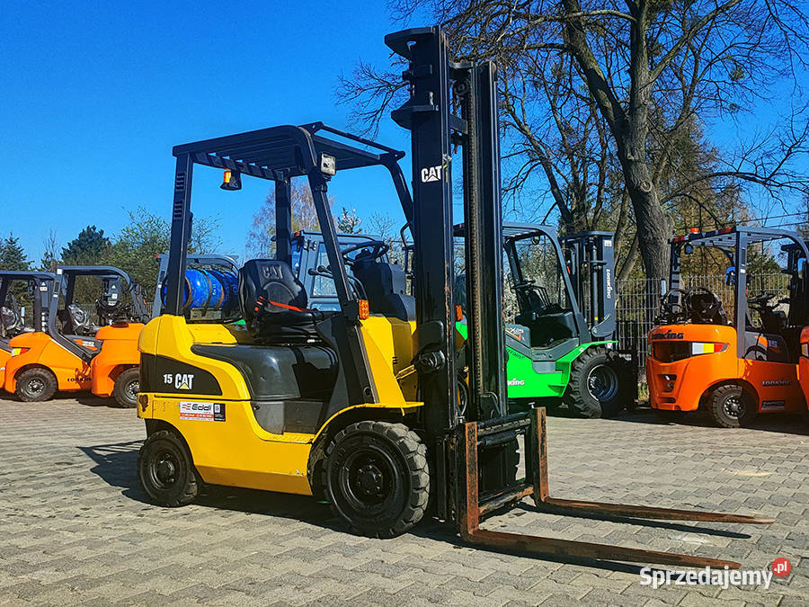Wózek widłowy Caterpillar GP15NT 15 t duplex 4 m Kęty