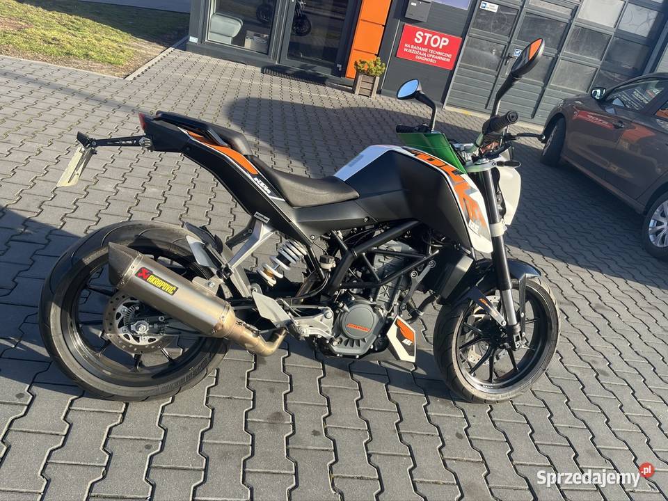 KTM Duke 125 2014 ABS Rok produkcji 2014 mazowieckie Opacz-Kolonia
