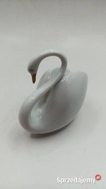 Figurka porcelana łabędź Węgry Zamość sprzedam