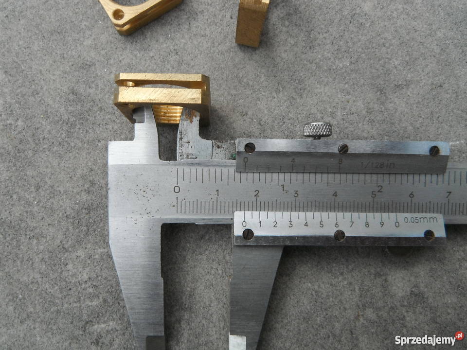 Tulejka podkładka gwintowana mosiężna uchwyt Chlewiska