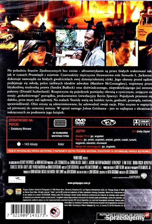 CZAS ZABIJANIA SANDRA BULLOCK Kalisz