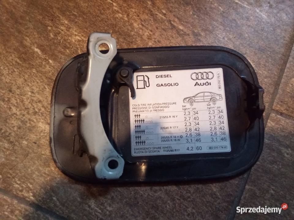 Klapka wlewu paliwa audi A4 b6 Starogard Gdański