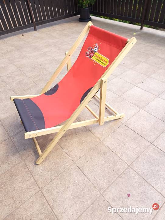 Leżak plażowy drewniany Warszawa