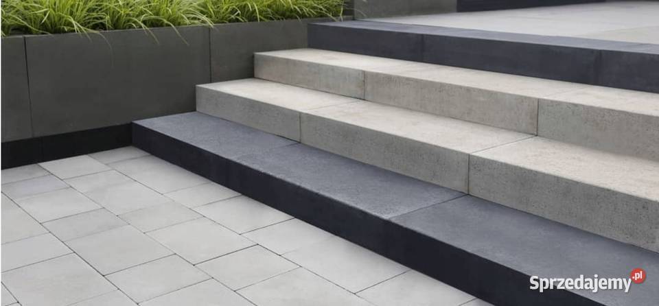 Stopień Schodowy Beton Gładki Monoblock mazowieckie Wielogóra
