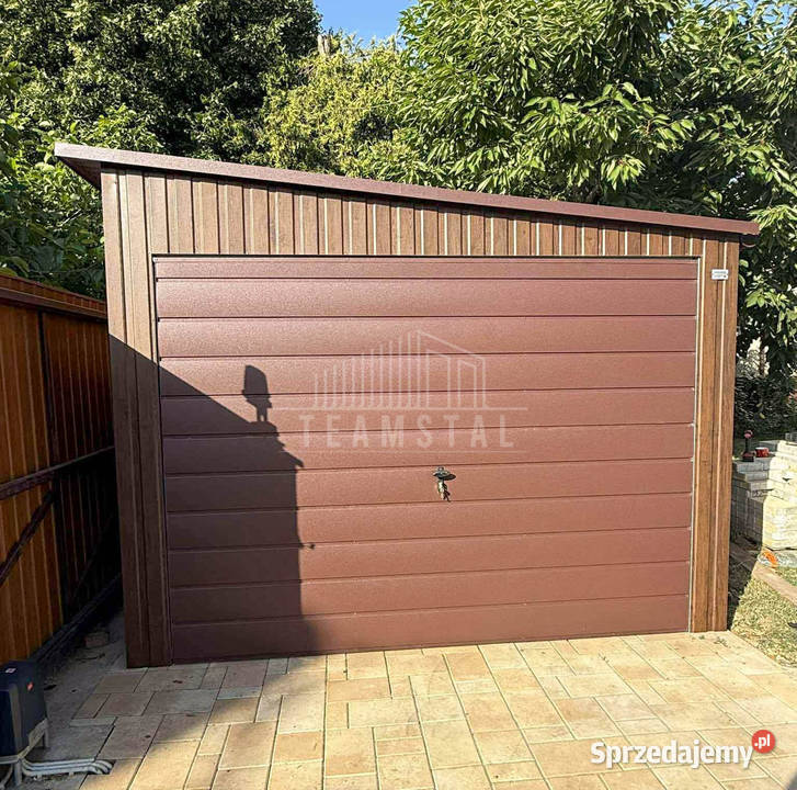 Garaż blaszany 35x8m brama uchylna drzwi 2x okno Zakopane
