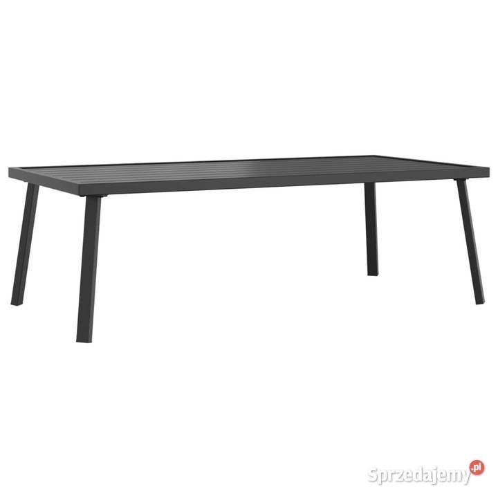 Ogrodowy stolik kawowy antracytowy 110x55x35 Warszawa