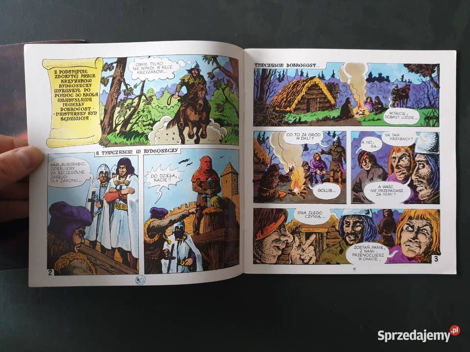Dwa Miecze Zdrada Odsiecz 2 komiksy historyczne historyczne i wojenne pomorskie Gdynia sprzedam