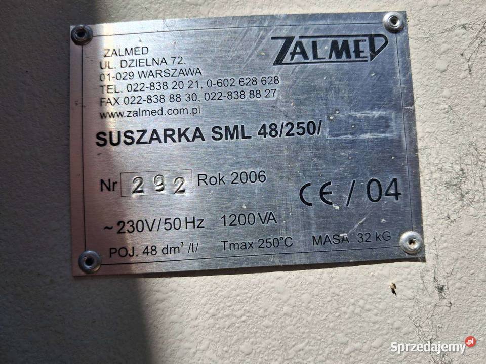 Suszarki laboratoryjne Pozostałe łódzkie Łódź sprzedam