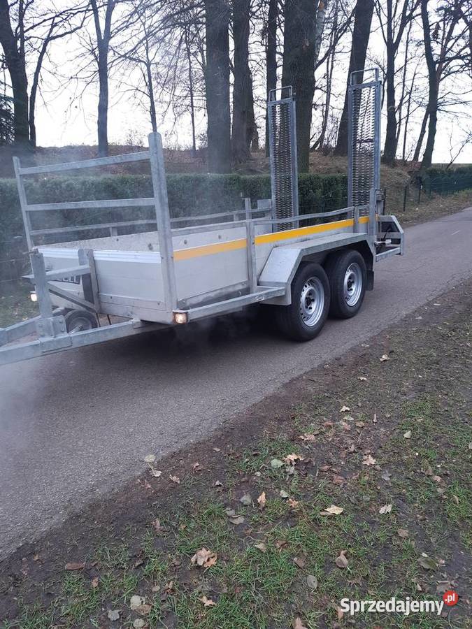 Przyczepka laweta samochodowa na minikoparkę 2t Olesno