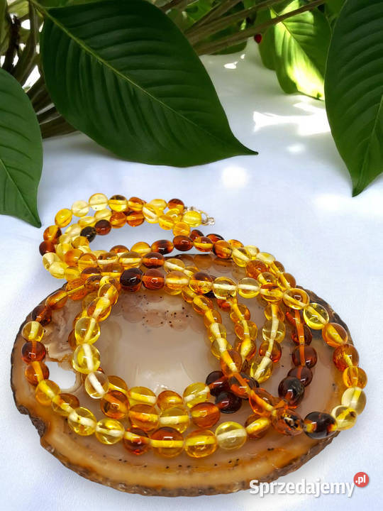 Korale z bursztynu BURSZTYN bałtycki barok Korale Warszawa
