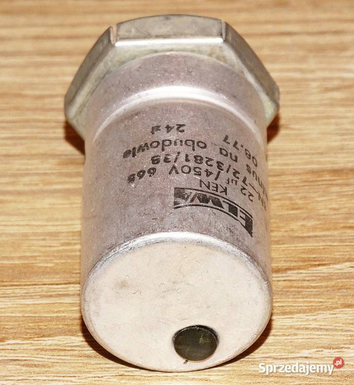 Kondensator elektrolityczny 22 uF 450 V KEN 665 Części i akcesoria