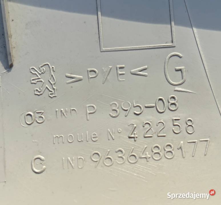 PAUGEOT 206 CC CABRIO OSŁONA SŁUPKA LEWA STRONA osobowe mazowieckie